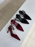 Buckle Straps Close Toe Heels